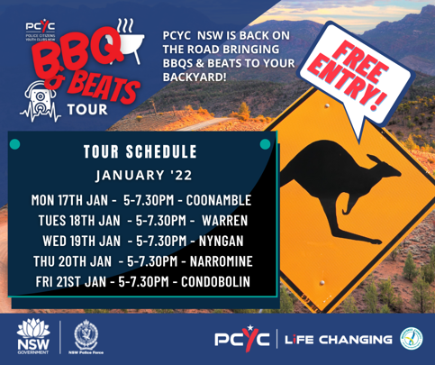 PCYC NSW - BBQ'S & BEATS NARROMINE 